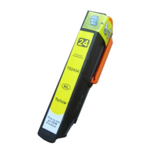 D&C / DC komp. Druckerpatronen für Epson 2434 gelb XL...