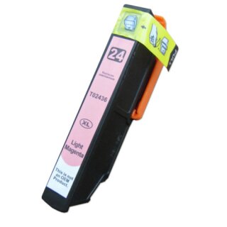 D&C / DC komp. Druckerpatronen für Epson 2436 hellrot XL...