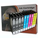 D&C Ink Cartridge DC Multi-Box 10 komp. Druckerpatronen XL komp. zu Epson Expression Home XP 30 102 202 205 215 225 302 305 312 313 315 322 325 402 405 412 415 422 425