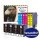 D&C 10 Set Komp. zu Epson 27 XL Serie 4 x  schwarz 2 x cyan 2 x magenta 2 x yellow Epson WF 3640 3620 7110 7610 7620