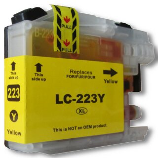 D&C XL Druckerpatrone komp. zu Brother LC-223Y LC225Y...
