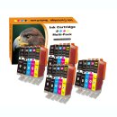 D&C / DC Multi-Pack 20 komp. zu Canon PGI-525/CLI-526...