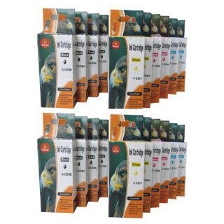 D&C 20 Set komp. zu Canon PGI-525/CLI-526