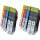 D&C/DC 10 Komp. Druckerpatronen zu HP-364BK XL 4 x Black 2  x Cyan 2 x Magenta 2  x Yellow