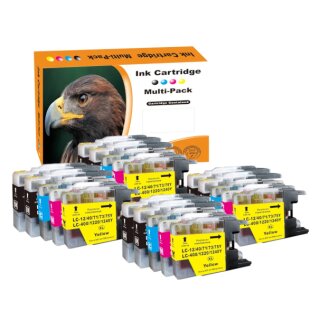 DC 20 Multi-Pack XL Druckerpatronen komp. zu Brother LC1220 LC1240 LC1280 Serie