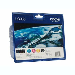 Brother Druckerpatronen LC-985BK LC-985C LC-985M LC985Y
