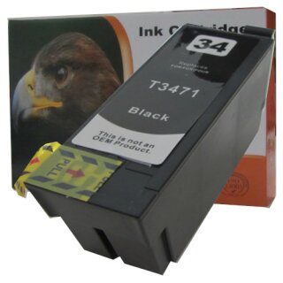 D&C komp. Druckerpatrone für Epson 34XL Schwarz Epson...