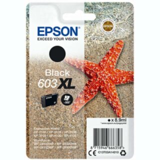 Epson 603XL ( schwarz )  für Epson WF-2830DWF WF-2835DWF WF-2850DWF XP-2100 XP-2105 XP-3100 XP-3105 XP-4100 XP-4105