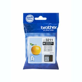 Brother LC-3211BK BlackTintenpatrone Brother DCP-J572DW Brother DCP-J772DW Brother DCP-J774DW Brother MFC-J491DW Brother MFC-J497DW Brother MFC-J890DW Brother MFC-J895DW