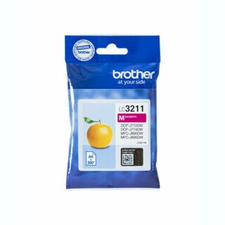 Brother LC-3211M magenta Tintenpatrone Brother DCP-J572DW Brother DCP-J772DW Brother DCP-J774DW Brother MFC-J491DW Brother MFC-J497DW Brother MFC-J890DW Brother MFC-J895DW
