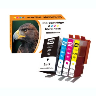 D&C 4 Set komp. zu HP-920 XL Version HP Officejet 6000...