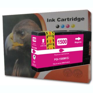 DC / D&C komp. Druckerpatronen magenta zu Canon PGI-1500 XL Canon Maxify MB 2050 2150 2155 2350 2750 2755