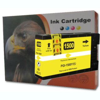 DC / D&C komp. Druckerpatronen yellow zu Canon PGI-1500...