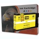 DC / D&C komp. Druckerpatronen yellow zu Canon PGI-1500...
