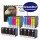 D&C 20 Set Komp. zu Epson 27 XL Serie 8 x  schwarz 4 x cyan 4 x magenta 4 x yellow Epson WF 3640 3620 7110 7610 7620