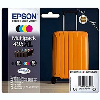 4 Druckerpatronen für Epson 405XL Epson WorkForce WF 3820 3825 4820 4825 4830 7830 7835 7840