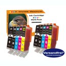 D&C / DC Multi-Pack10 komp. Druckerpatronen zu Canon...