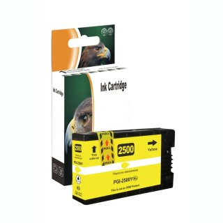 DC / D&C komp. Druckerpatronen Yellow zu Canon PGI-2500 XL Canon Maxify MB5050 MB5150 MB5155 MB5350 MB5450 MB5455