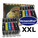 10 Ink Cartridge DC-580/581-10 XXL Druckerpatronen zu Canon Pixma TS705 705a 6150 6151 6250 6251 6350 6350a 6351 6351a 8150 8151 8152 8250 8251 8252 8350 8350a TS8351 TS8351a 8352 8352a 9150 9155 9550 9551 9551C TR8550 TR7550 Versandfrei*