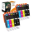 Ink Cartridge DC-580/581-10 XXL Druckerpatronen zu Canon Pixma TS705 705a 6150 6151 6250 6251 6350 6350a 6351 6351a 8150 8151 8152 8250 8251 8252 8350 8350a TS8351 TS8351a 8352 8352a 9150 9155 9550 9551 9551C TR8550 TR7550 Versandfrei*