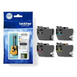 Origial Brother Druckerpatronen für Brother MFC-J1010DW Brother DCP-J1050DW DCP-J1140DW DCP-J1800DW LC-421XLVAL Value Pack