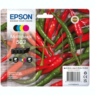 Epson 503 Chilischoten-Tinten Multipack 4-colours 503 Ink