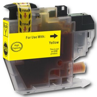 D&C komp. Yellow Druckerpatronen für Brother MFC J5340DW J5345DW J5740DW J6540DW J6940DW Brother LC-422XL BK