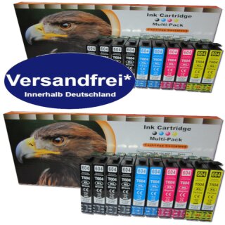 20 D&C komp. XL Druckerpatronen Epson Multipack 604XL Epson Expression Home XP 2200 2205 3200 3205 4200 4205 Epson WF 2910 2930 2935 2950