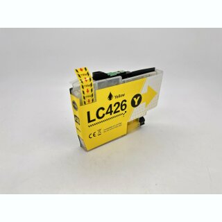 D&C Druckerpatrone Yello / Gelb komp. zu Brother LC426Y
