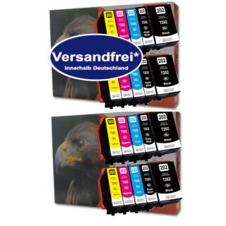 D&C 20 komp. Druckerpatrone komp. für Epson 202XL für Epson Expression Premium XP 6000 6005 6100 6105